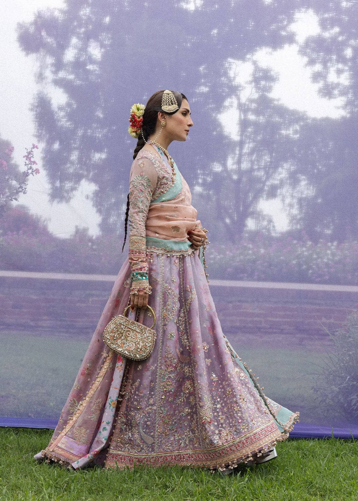 Hussain Rehar Doll House Wedding/Gul rang/Lilac