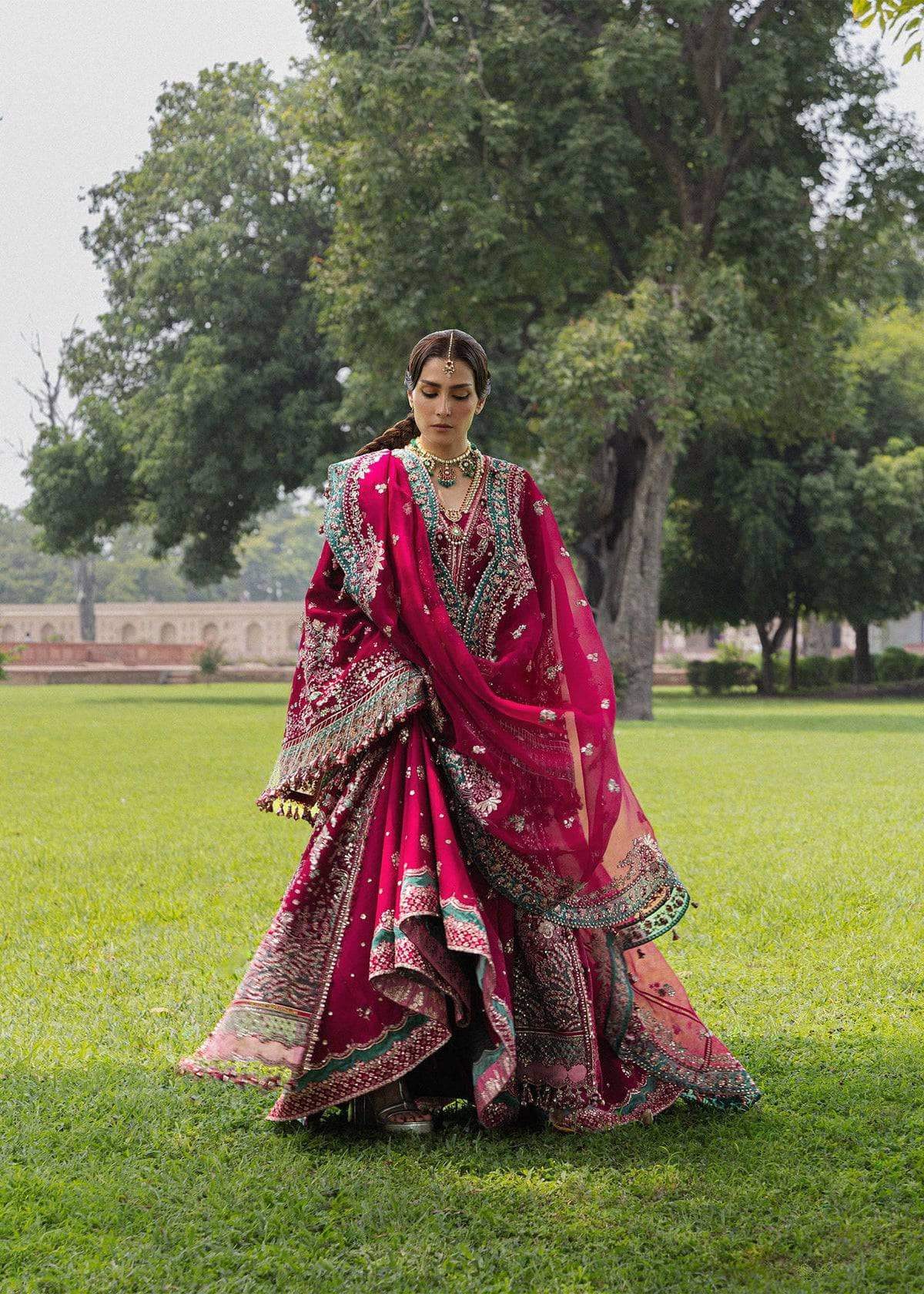 Hussain Rehar Doll House Wedding/Sher Bano/Fuchsia Pink