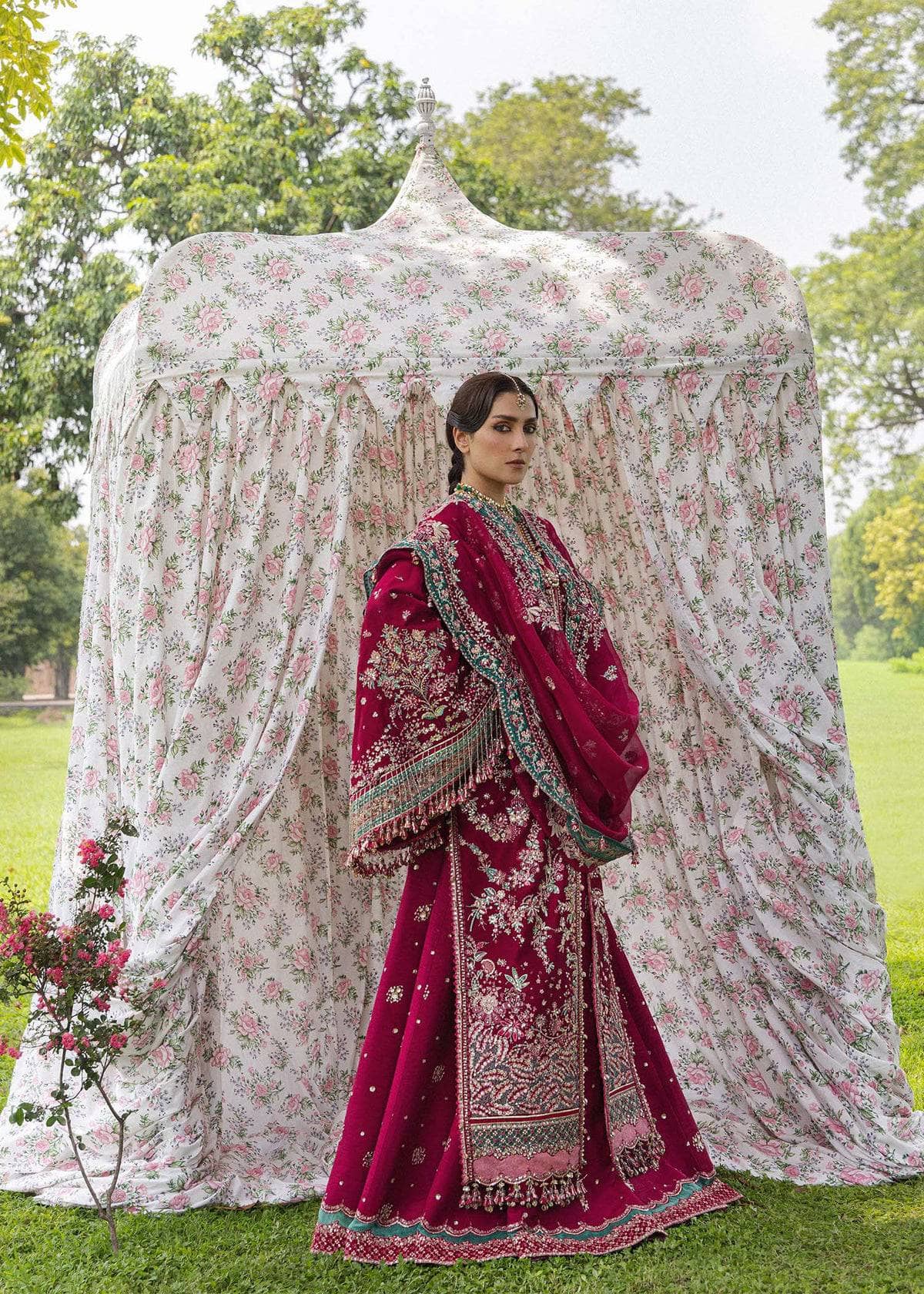 Hussain Rehar Doll House Wedding/Sher Bano/Fuchsia Pink