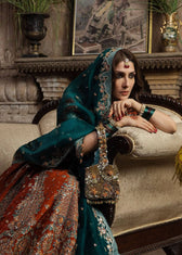 Hussain Rehar Doll House Wedding/Zarin/Rust Orange