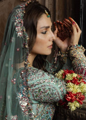 Hussain Rehar Doll House Wedding/Zeenat/Aqua Blue