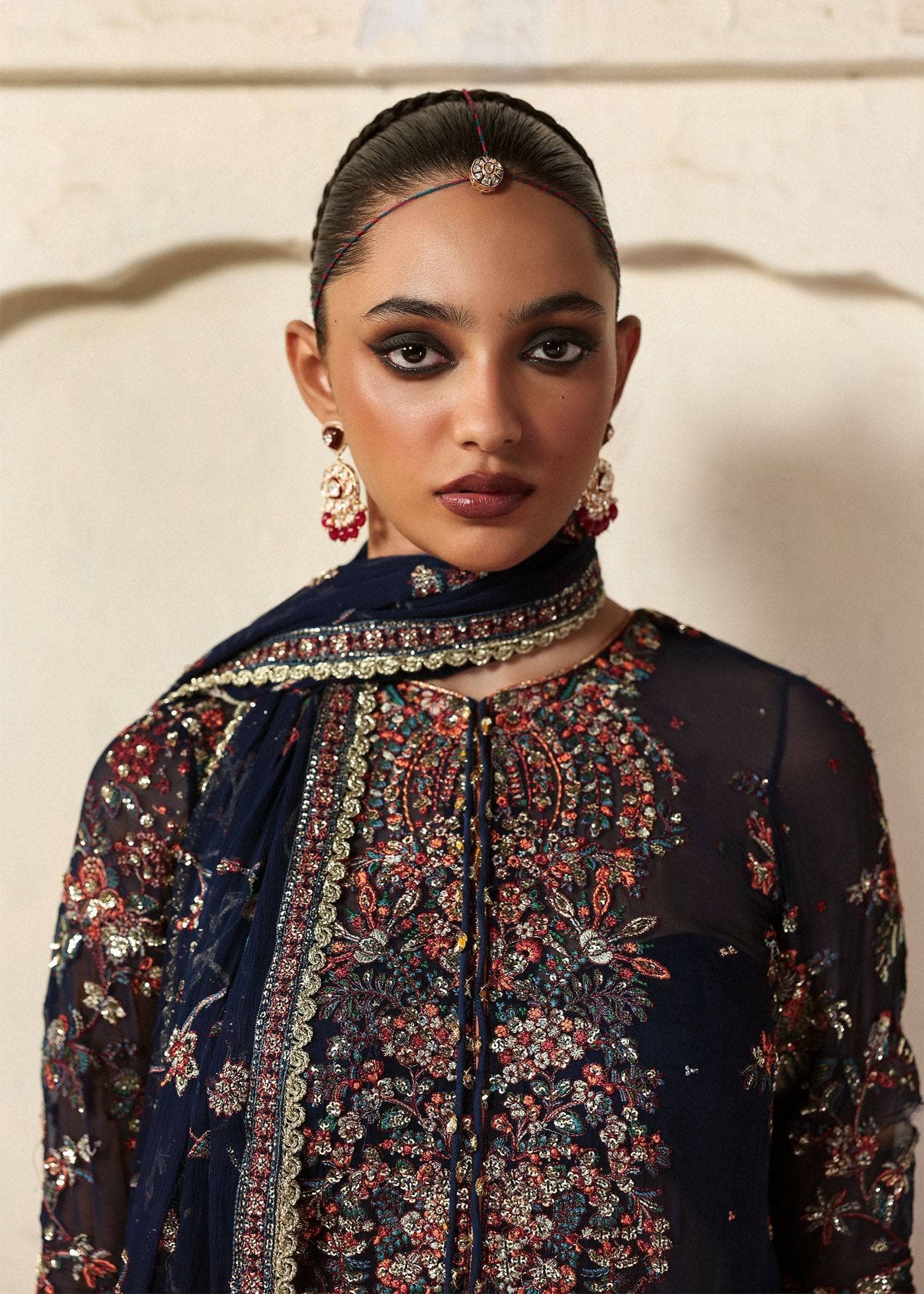 Hussain Rehar Massarrat Wedding/Rabab/Navy Blue