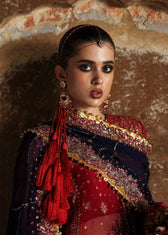 Hussain Rehar Massarrat Wedding/Shahrbano/Cherry Red