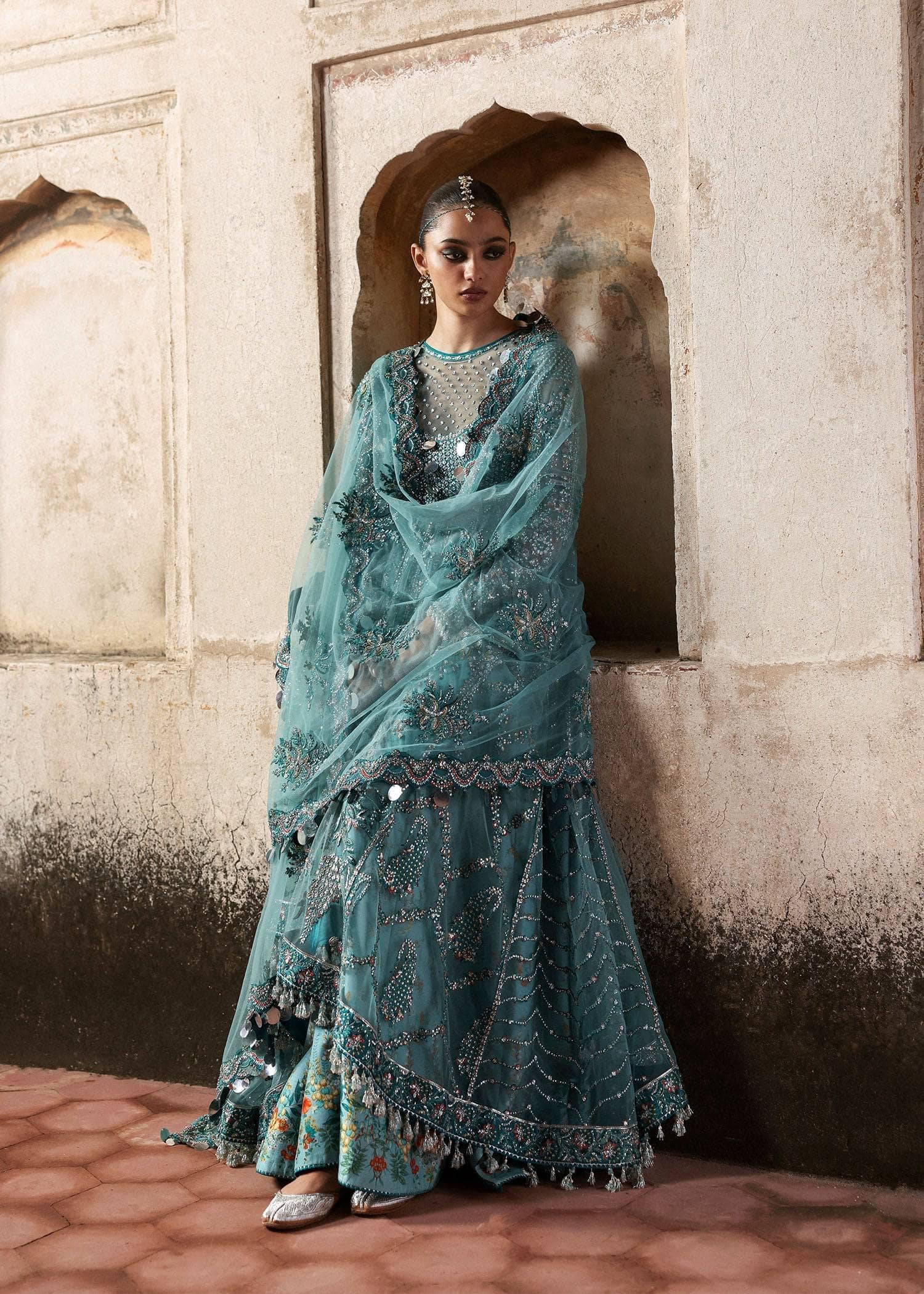 Restocked/Hussain Rehar Massarrat Wedding/Nagma/Ice Blue
