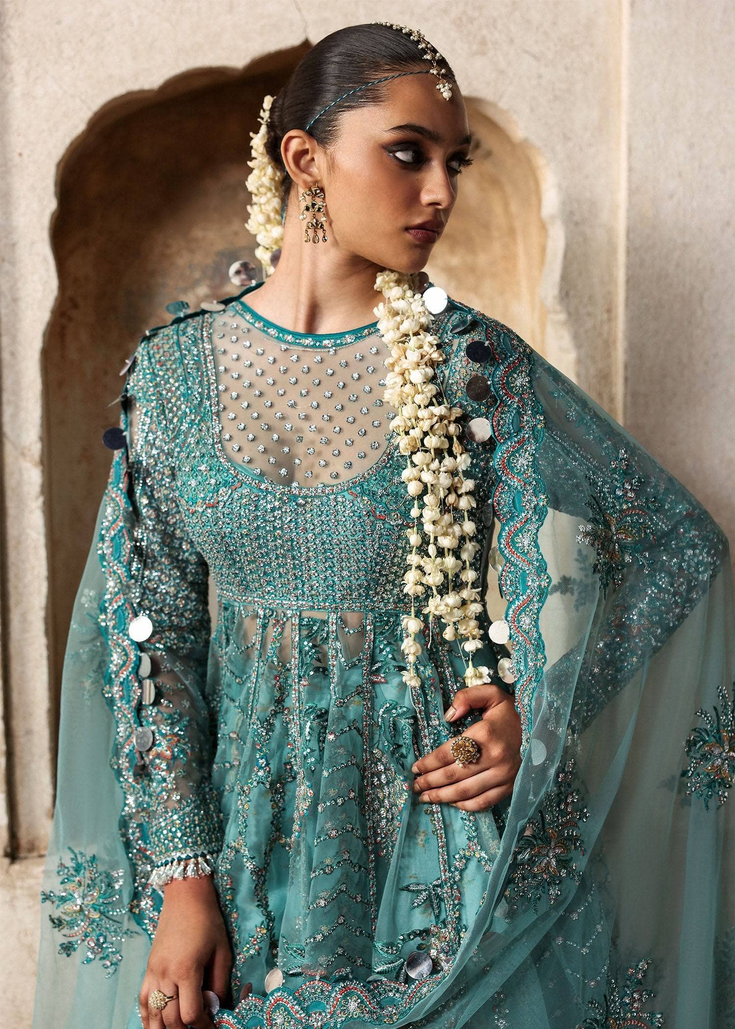 Restocked/Hussain Rehar Massarrat Wedding/Nagma/Ice Blue