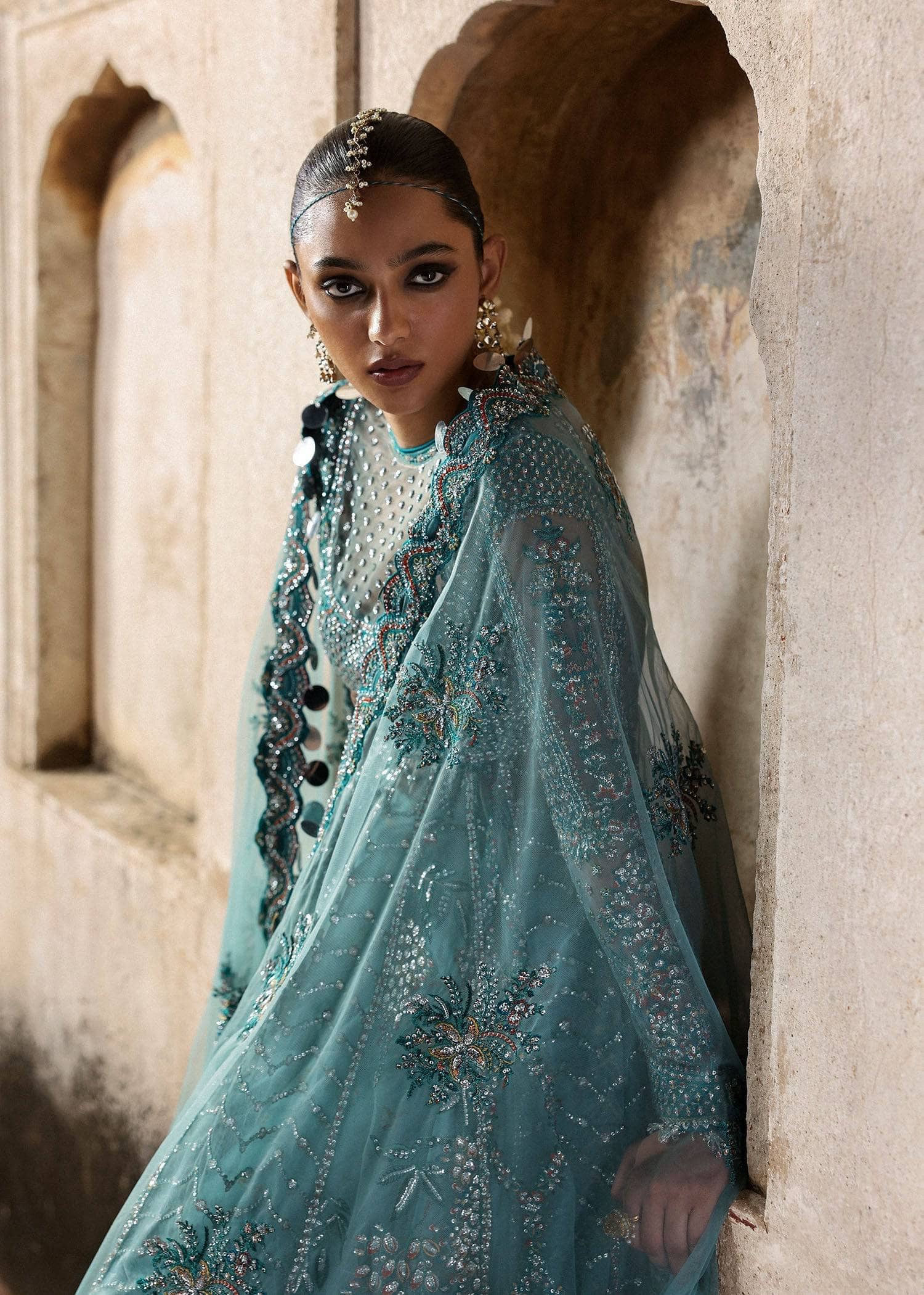 Restocked/Hussain Rehar Massarrat Wedding/Nagma/Ice Blue