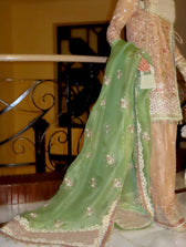 Spotted in Hussain Rehar Doll House Wedding/Gohar Ara/Powder Peach