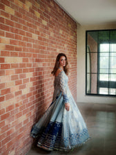 Spotted in Hussain Rehar Doll House Wedding/Mehtab/Ice Blue