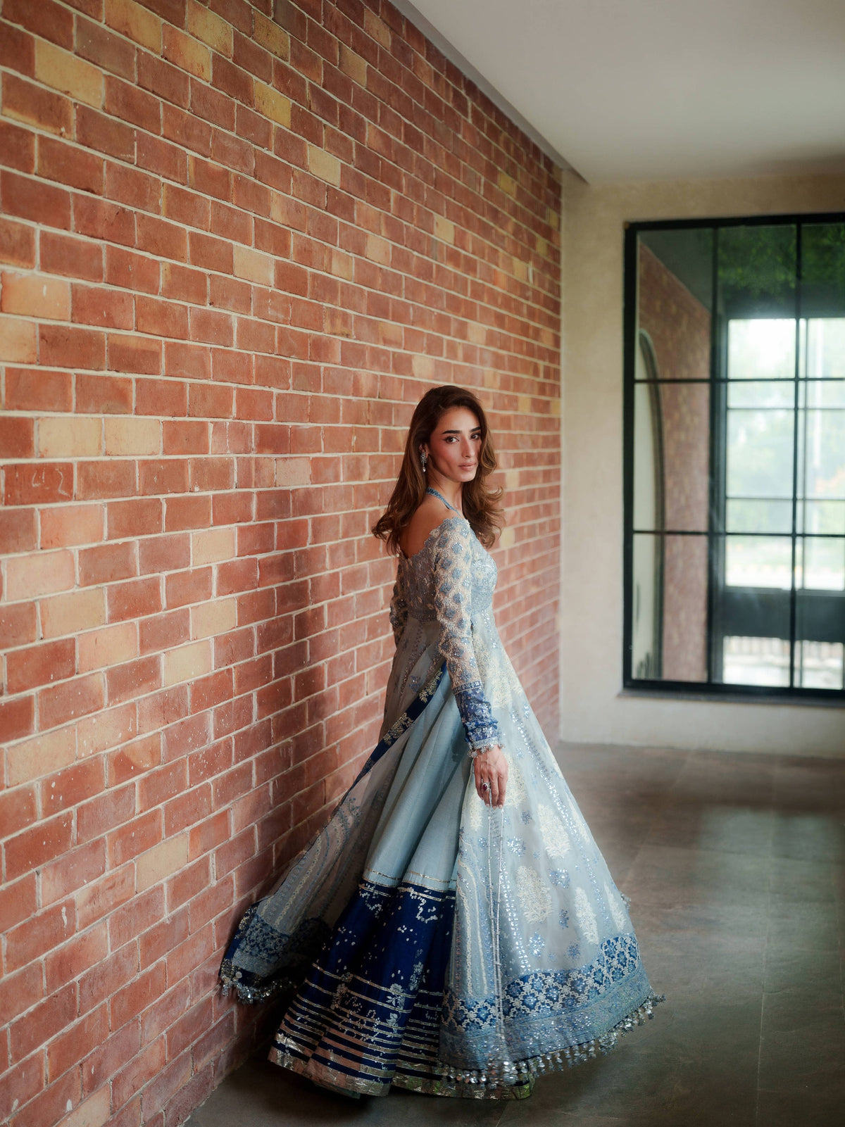 Spotted in Hussain Rehar Doll House Wedding/Mehtab/Ice Blue