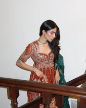 Spotted in Hussain Rehar Doll House Wedding/Zarin/Rust Orange