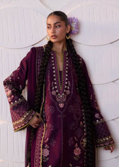 Hussain Rehar  Zan Luxury Lawns/Banafash/Plum