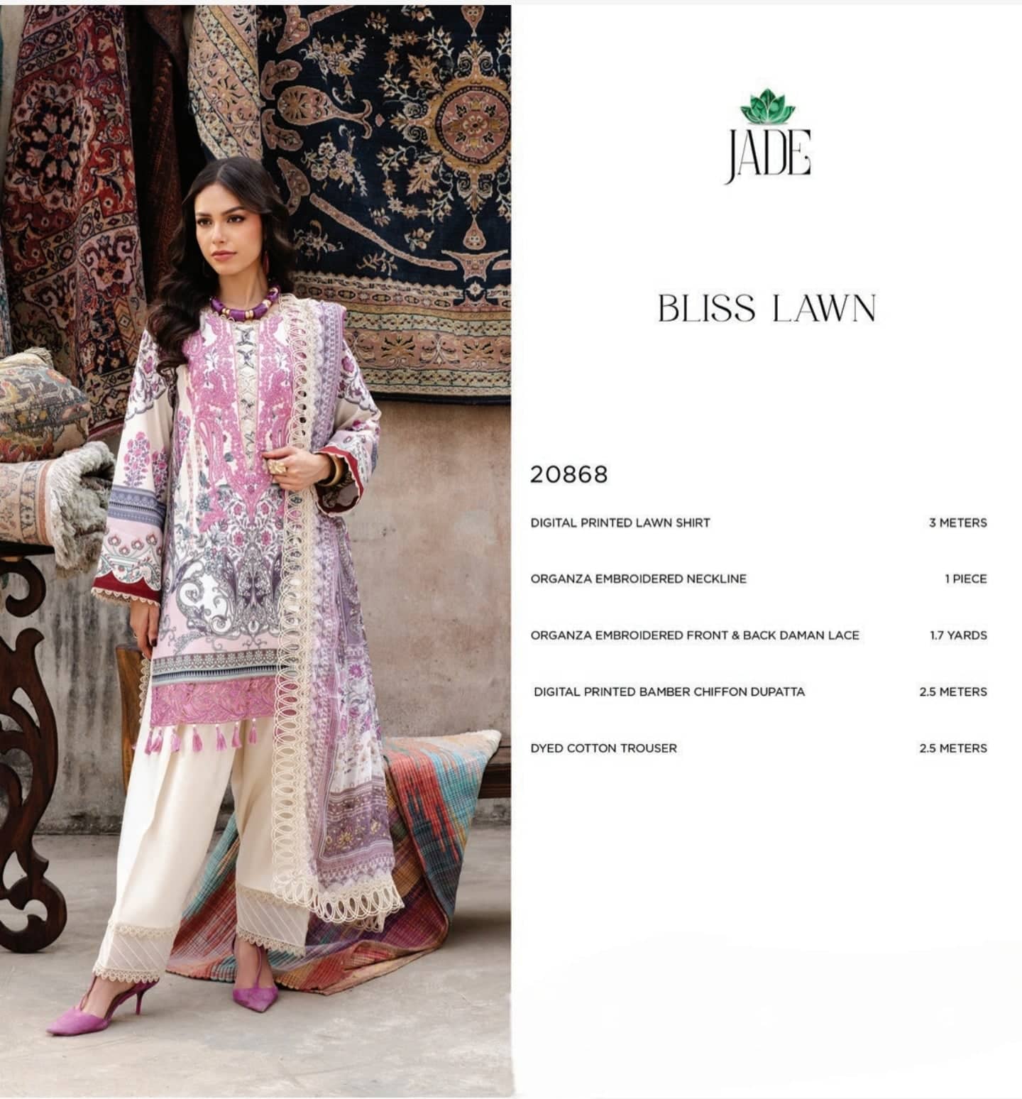 Jade Bliss Lawn 26/Trending Casuals