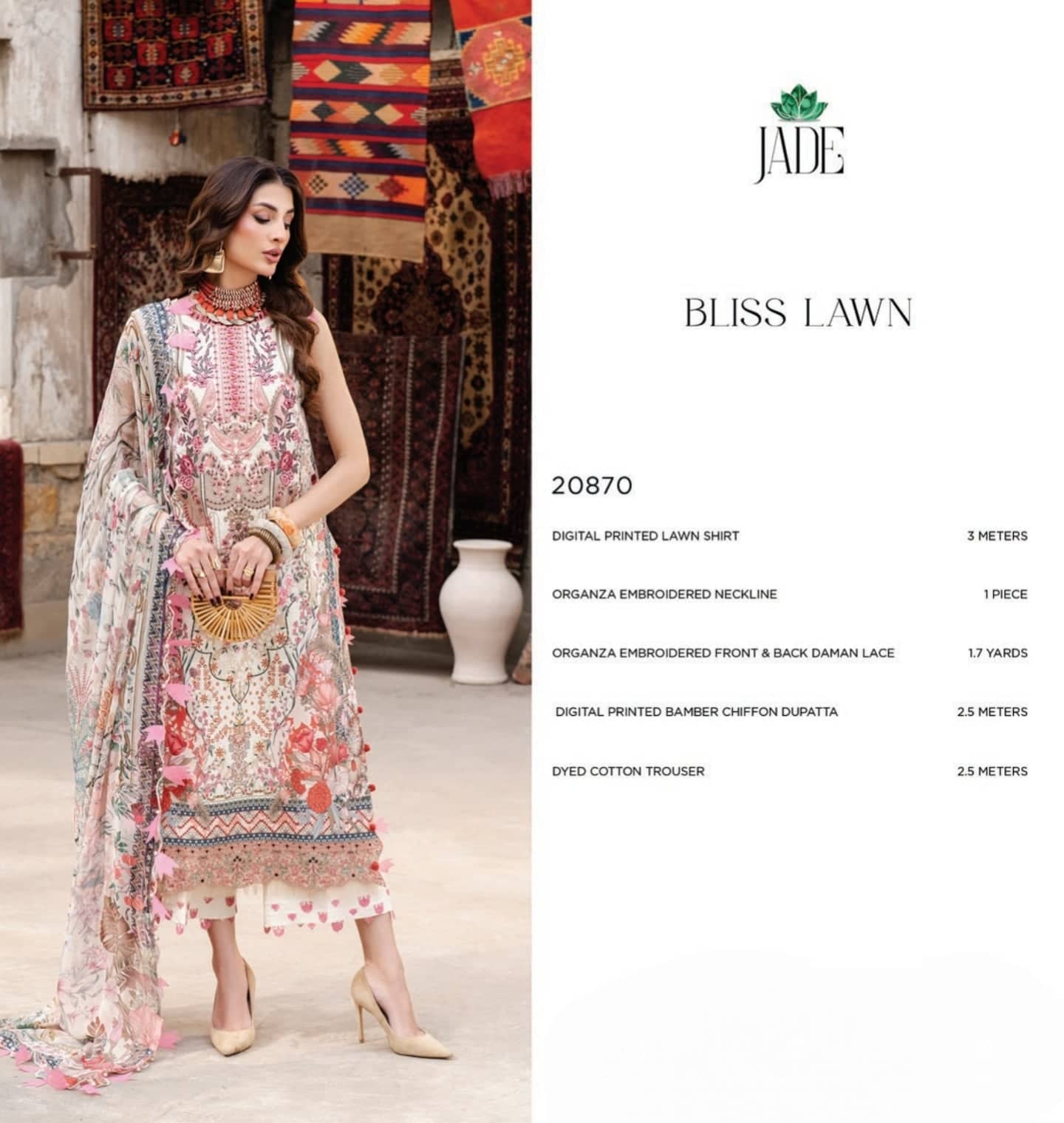 Jade Bliss Lawn 26/Trending Casuals