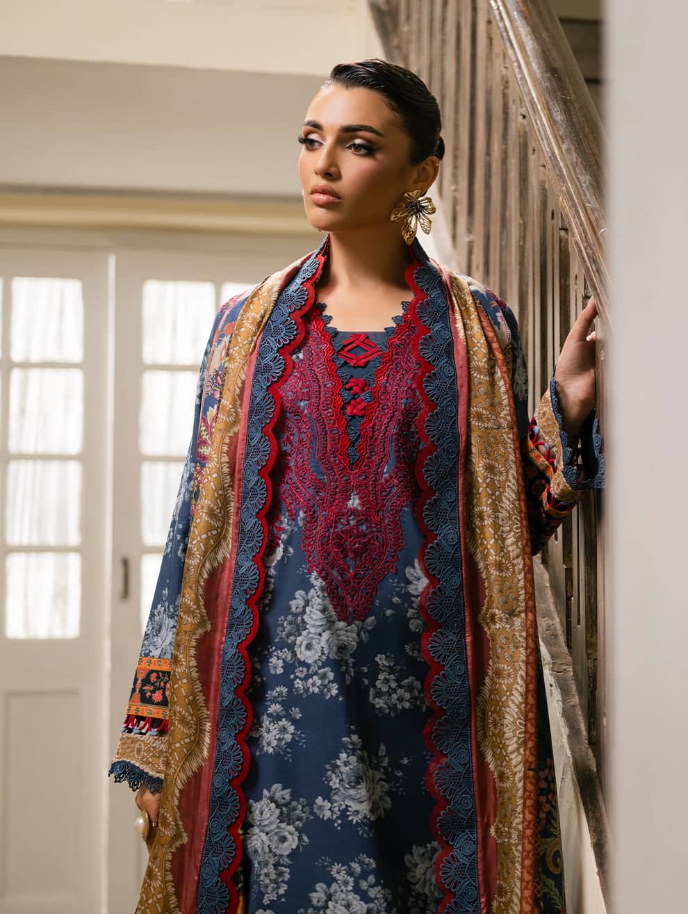 Jade Florence/Botticelli/Silk Dupatta