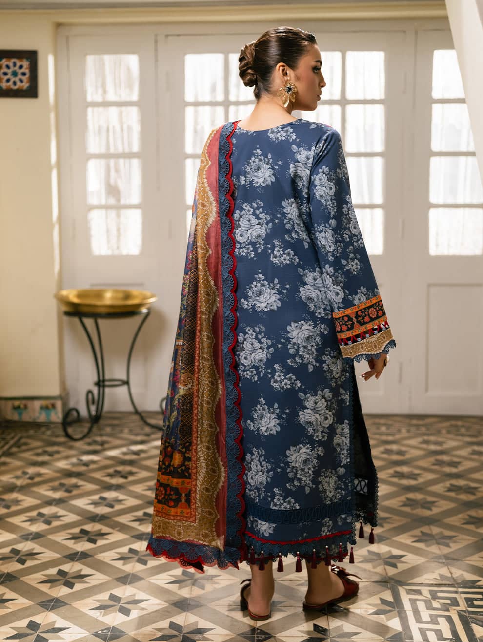 Jade Florence/Botticelli/Silk Dupatta