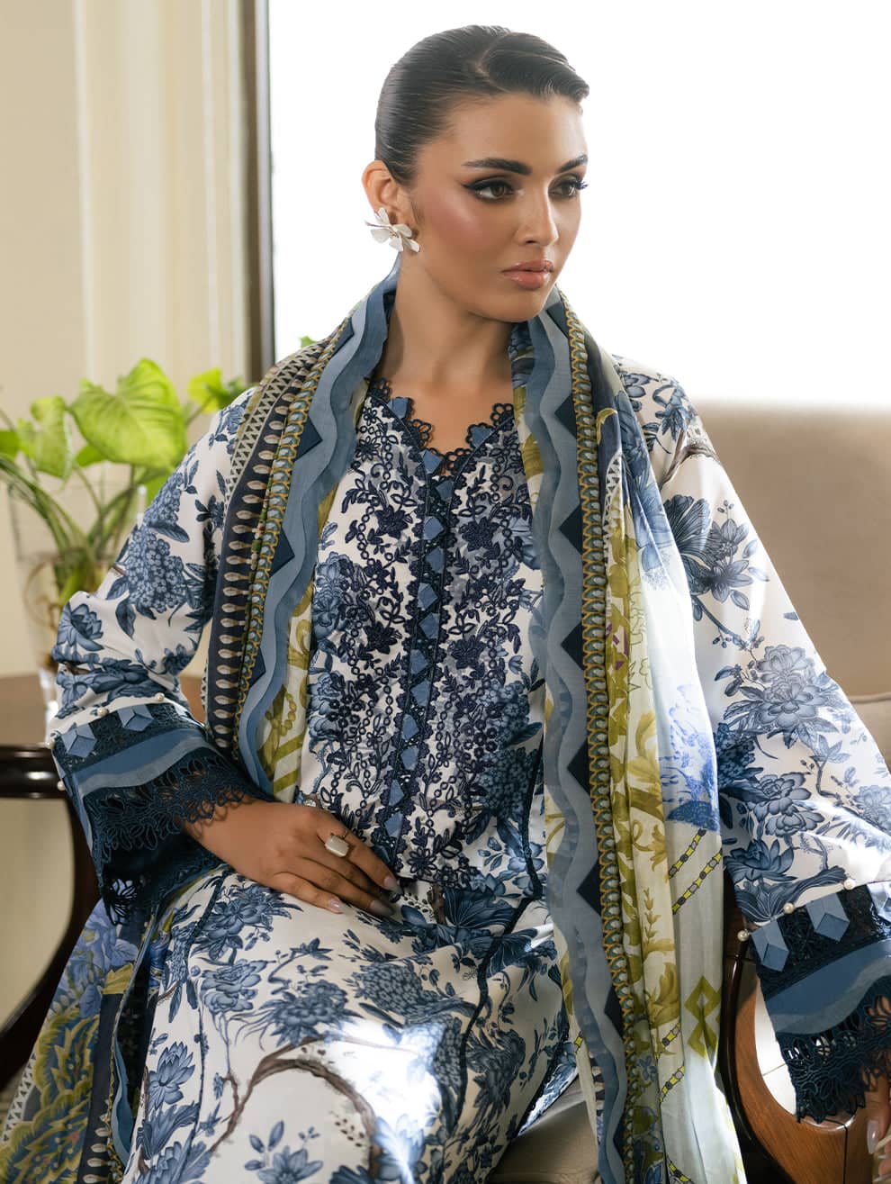 Jade Florence/Lorenzo/Silk Dupatta