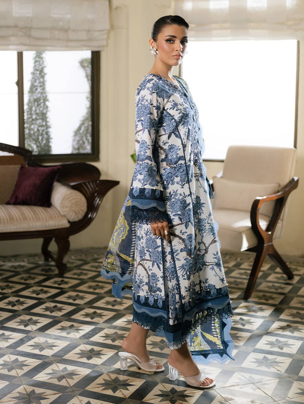 Jade Florence/Lorenzo/Silk Dupatta