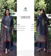 Jade Urbane Embroideried Lawn 26/Noire