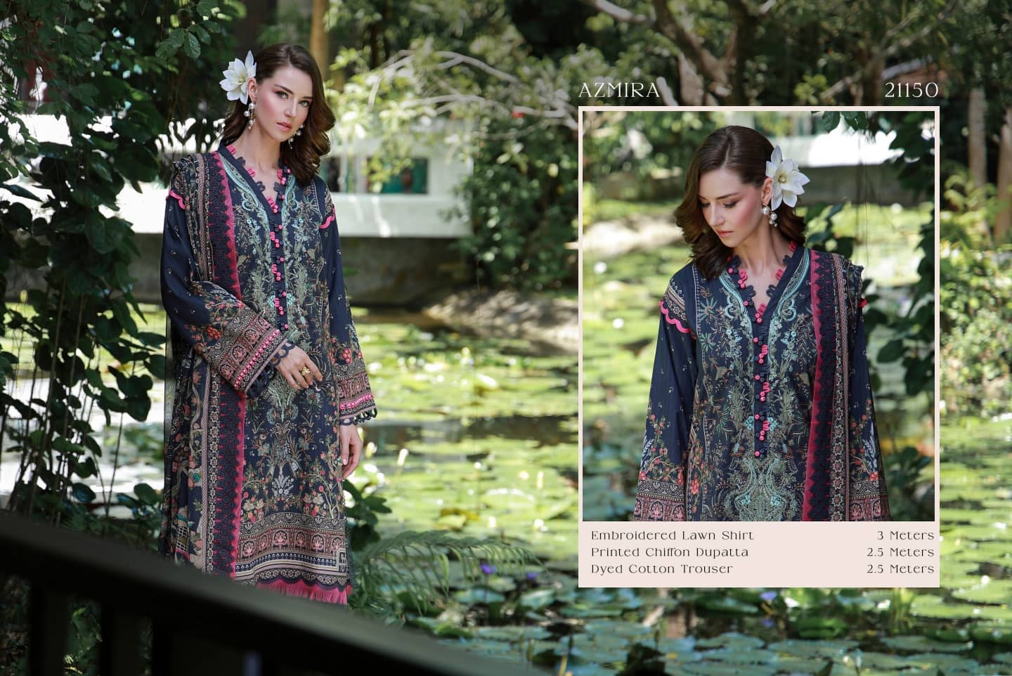 Jade Urbane Embroideried Lawn 26/Noire