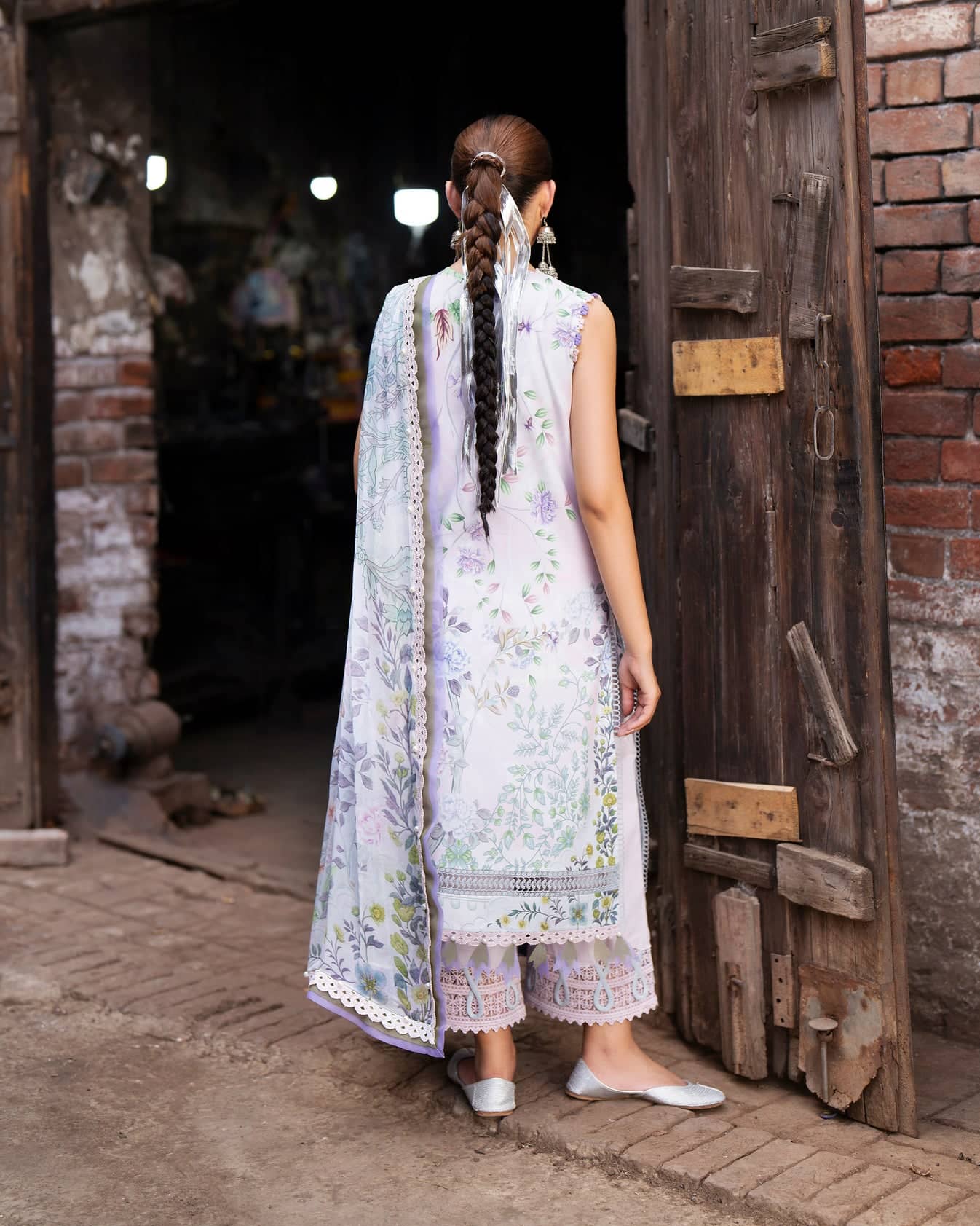 Jade Urbane Prints 26/Lunelle/Light Pink/Chiffon Dupatta