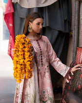 Jade Urbane Prints 26/Veloura/Peach/Chiffon Dupatta