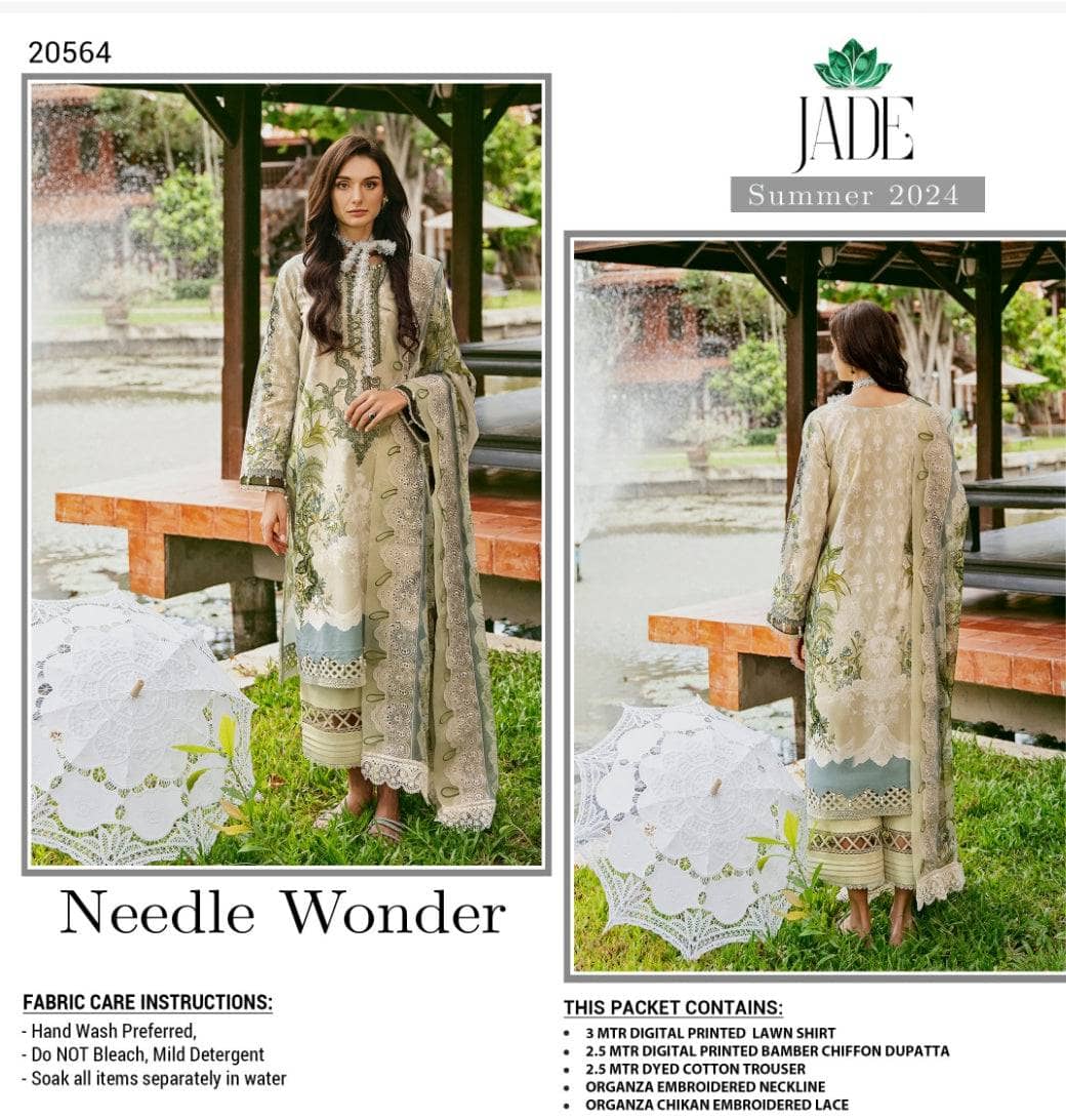 Jade Luxury Lawn Brands Jade Needle Wonder 24