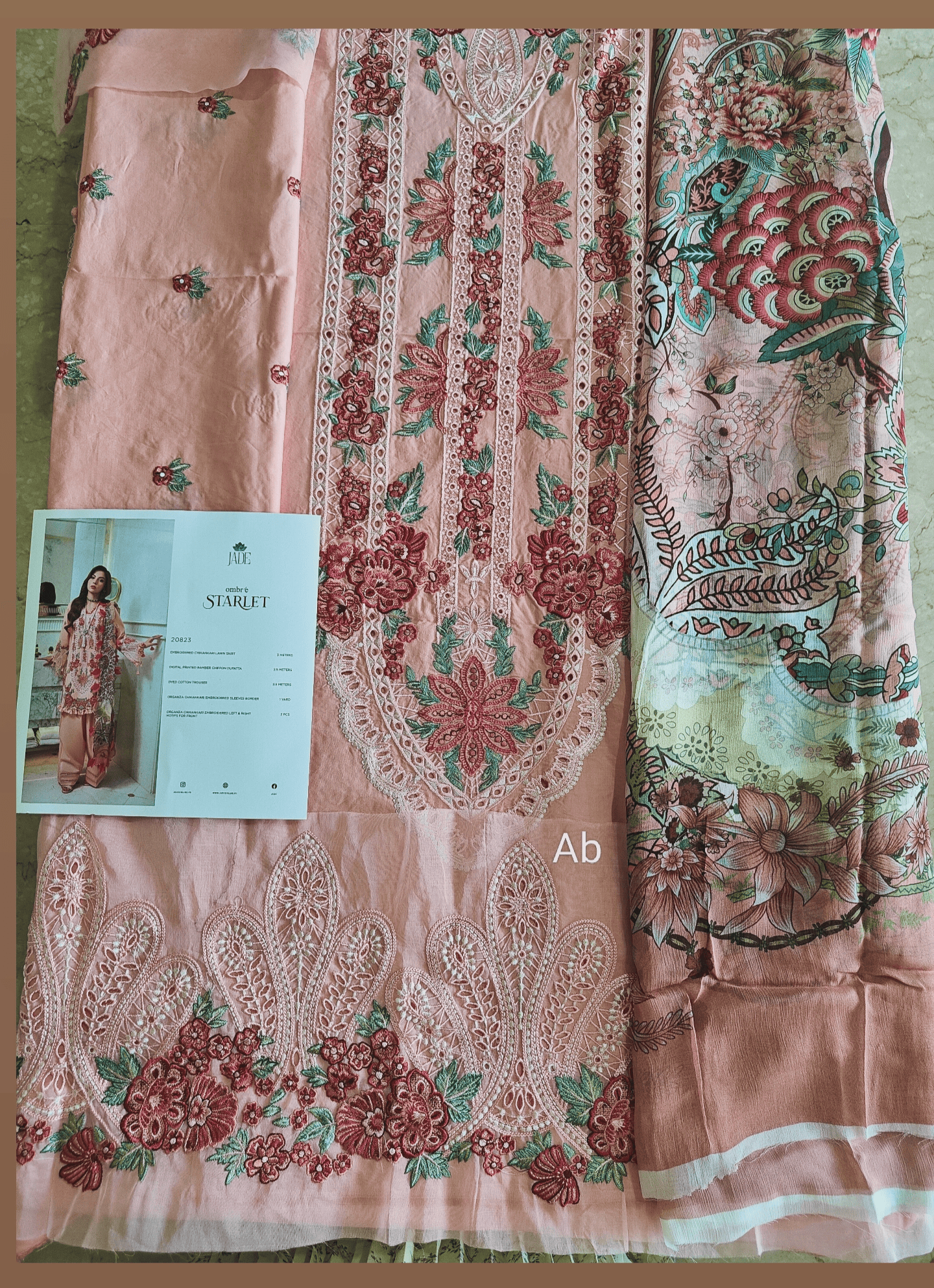 Open Pic/Jade Ombre Starlet Lawn