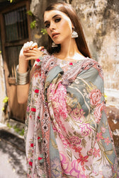 3M Digital Printed Lawn Shirt 2.5M Digital Printed Lawn Dupatta 2.5M Dyed Cotton Trouser Please read the item description carefully before ordering, as only the items mentioned are included. Accessories shown in model photos, like laces and buttons, are for styling and stitching ideas only; not included. The final item's color/texture may differ from the picture.