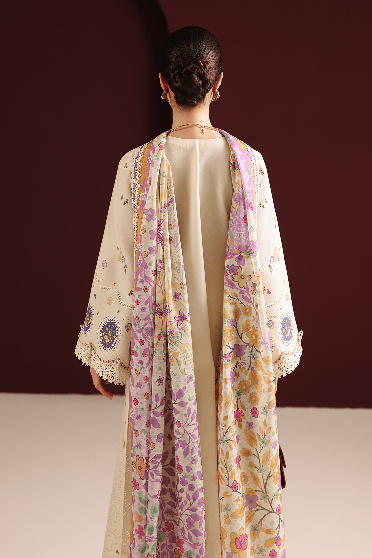Jazmin Iris Lawn 26/D 01/Silk Dupatta