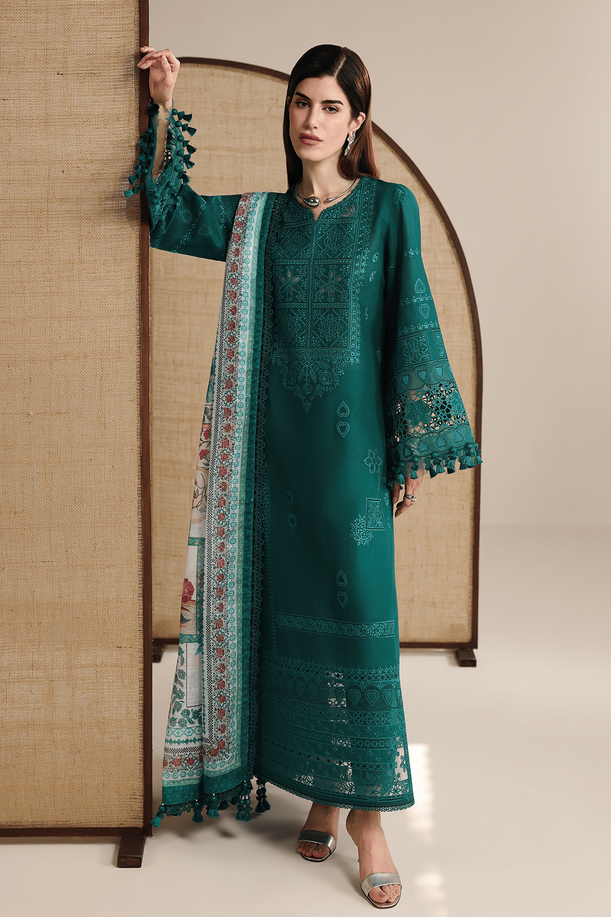 Jazmin Iris Lawn 26/D 03/Silk Dupatta