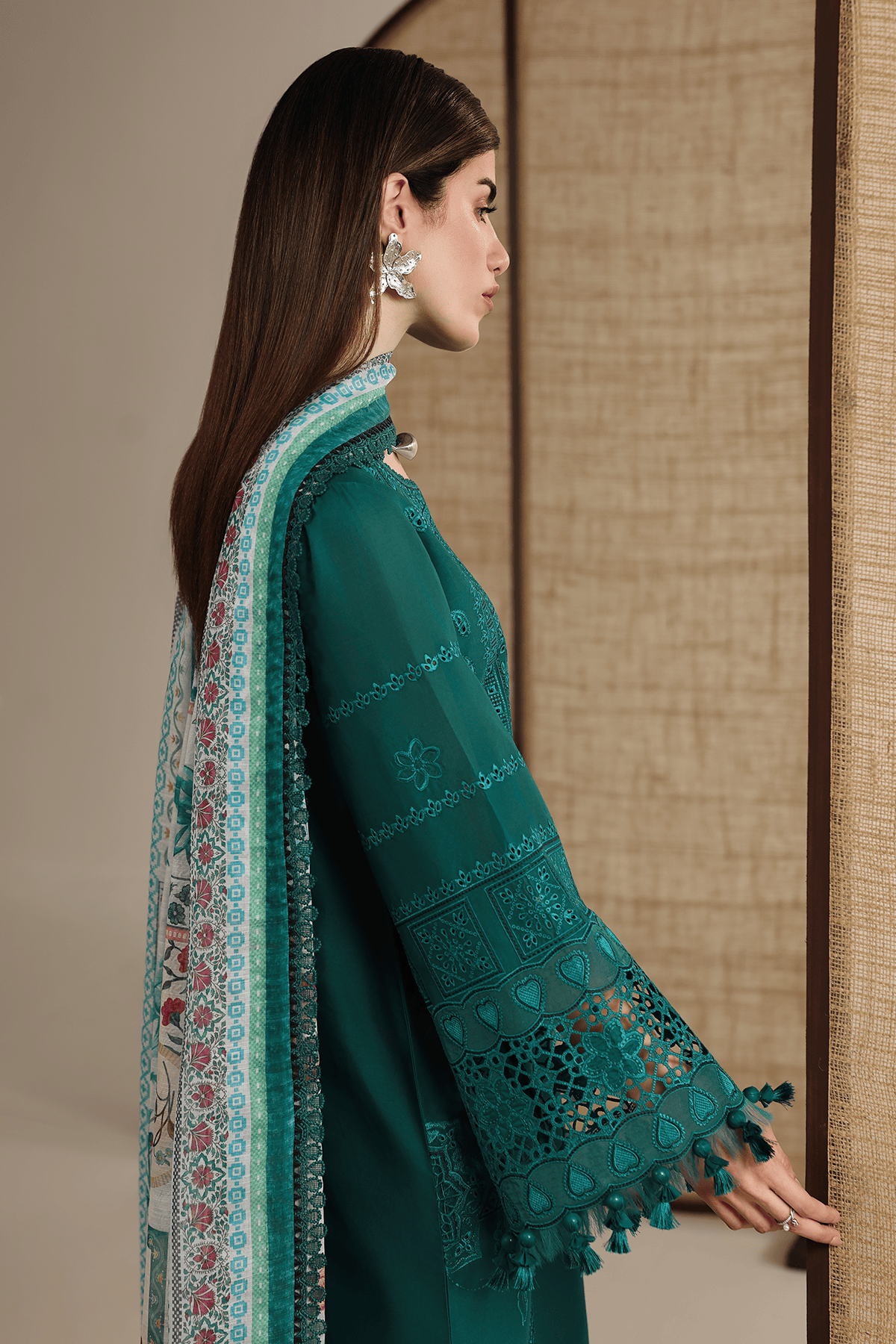Jazmin Iris Lawn 26/D 03/Silk Dupatta