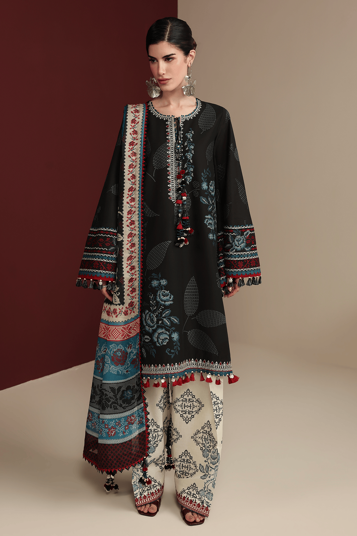 Jazmin Iris Lawn 26/D 05/Silk Dupatta