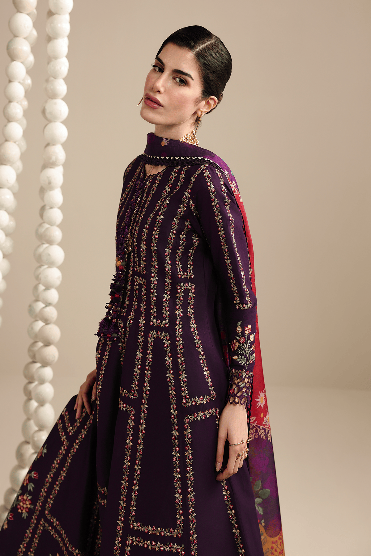 Jazmin Iris Lawn 26/D 06/Silk Dupatta