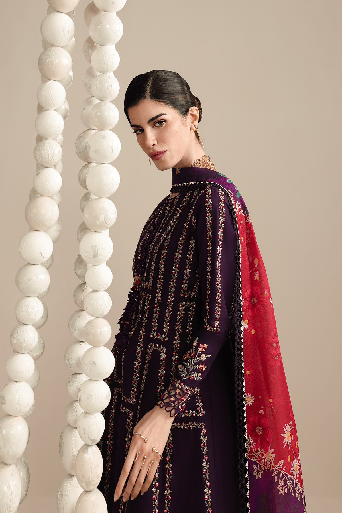 Jazmin Iris Lawn 26/D 06/Silk Dupatta