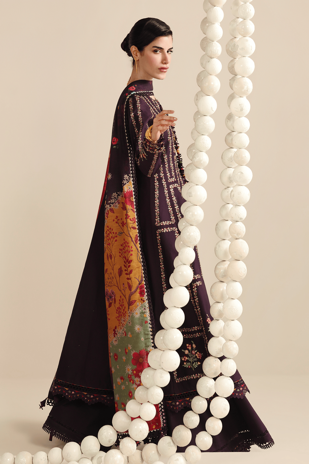 Jazmin Iris Lawn 26/D 06/Silk Dupatta