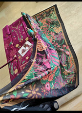 Open Pic/Jazmin Shahkaar Lawn/SL26-D01/Tissue Silk Dupatta