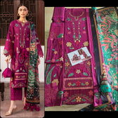 Open Pic/Jazmin Shahkaar Lawn/SL26-D01/Tissue Silk Dupatta