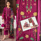 Open Pic/Jazmin Shahkaar Lawn/SL26-D01/Tissue Silk Dupatta