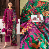 Open Pic/Jazmin Shahkaar Lawn/SL26-D01/Tissue Silk Dupatta