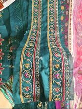 Open Pic/Jazmin Shahkaar Lawn/SL26-D10/Tissue Silk Dupatta