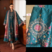 Open Pic/Jazmin Shahkaar Lawn/SL26-D10/Tissue Silk Dupatta