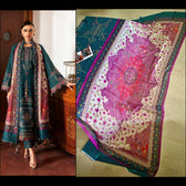 Open Pic/Jazmin Shahkaar Lawn/SL26-D10/Tissue Silk Dupatta