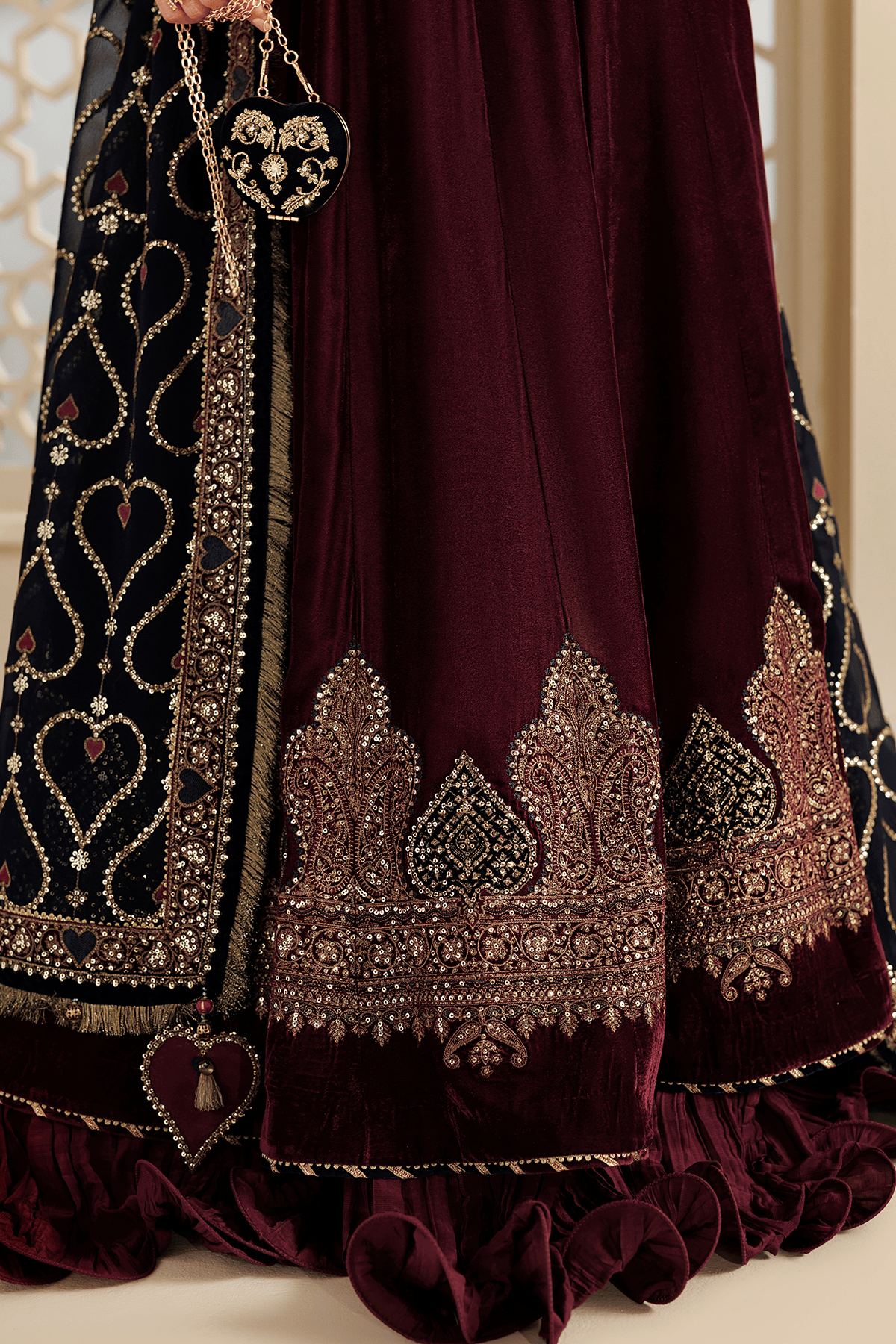 Jazmin Chandni/Royal Pure Velvet Wedding/CVF26-D04