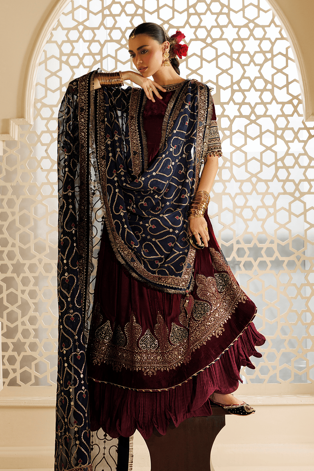 Jazmin Chandni/Royal Pure Velvet Wedding/CVF26-D04