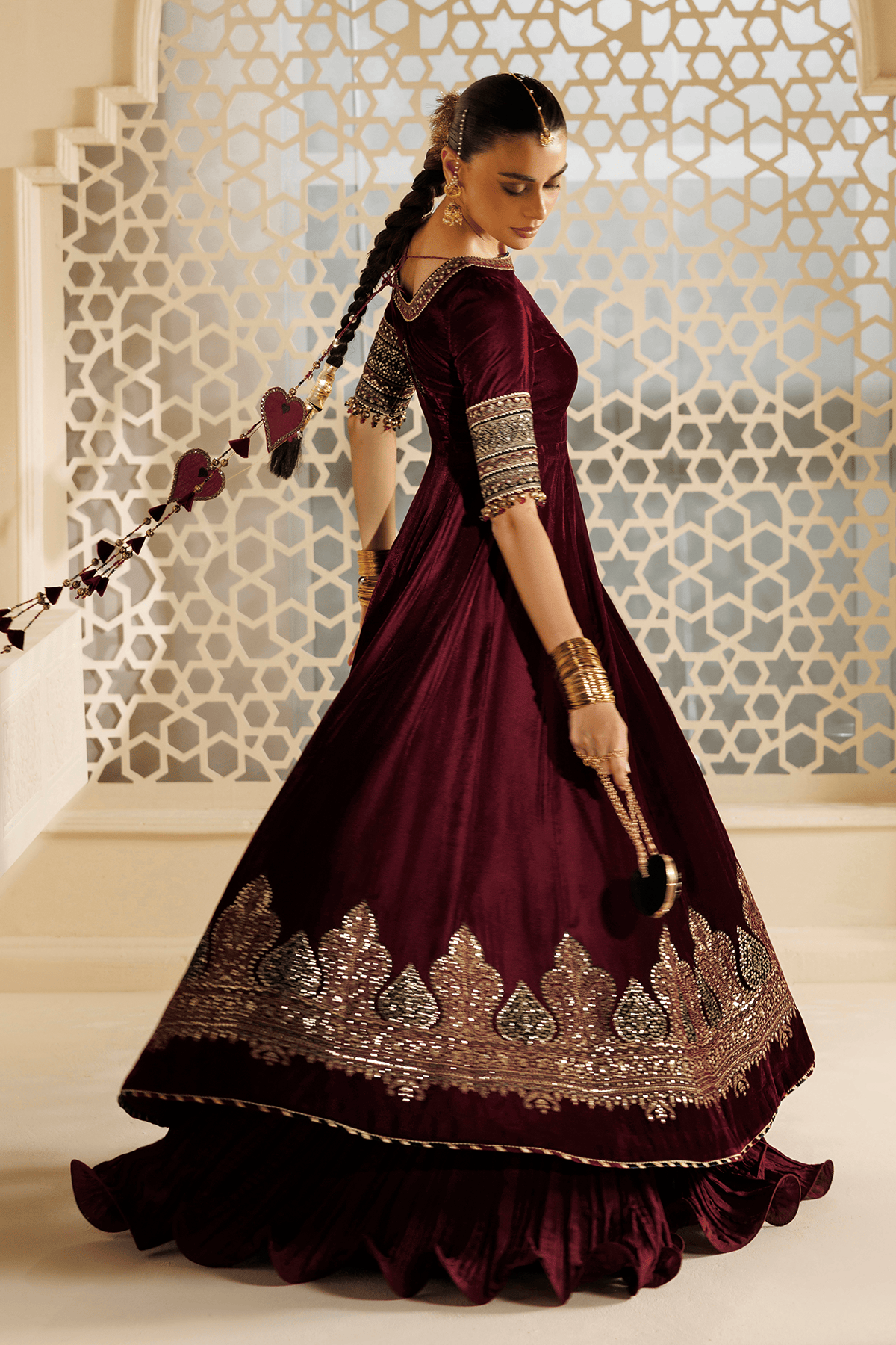 Jazmin Chandni/Royal Pure Velvet Wedding/CVF26-D04