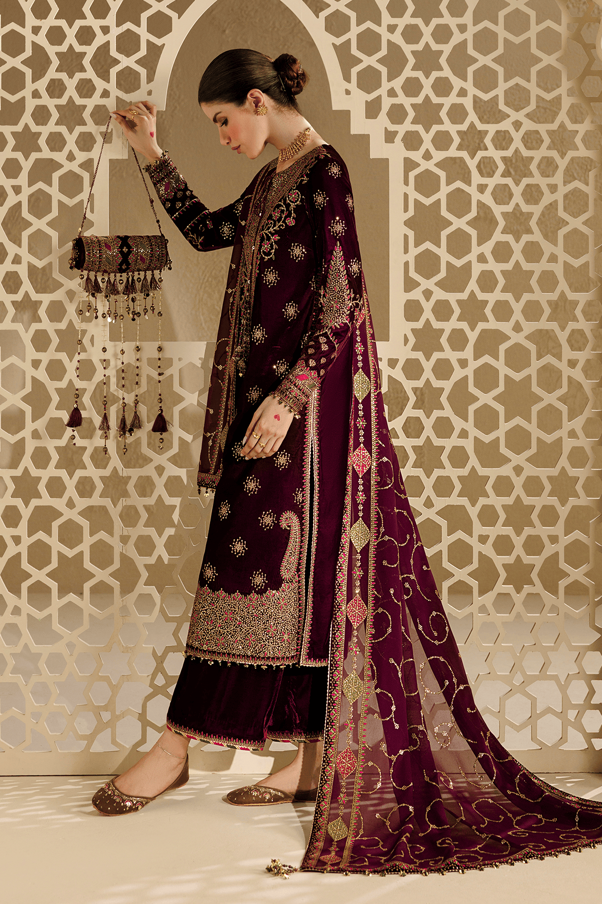 Jazmin Chandni/Royal Pure Velvet Wedding/CVF26-D08