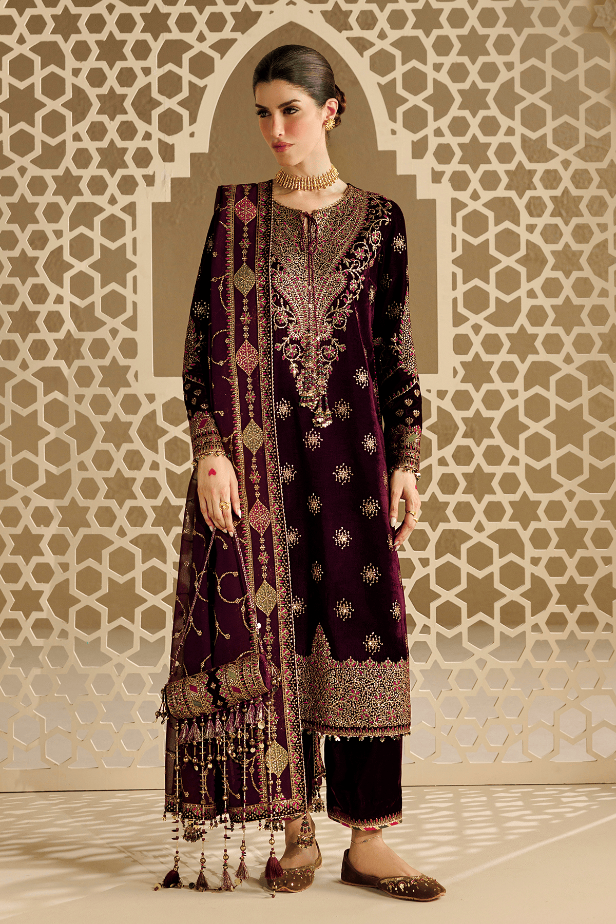 Jazmin Chandni/Royal Pure Velvet Wedding/CVF26-D08