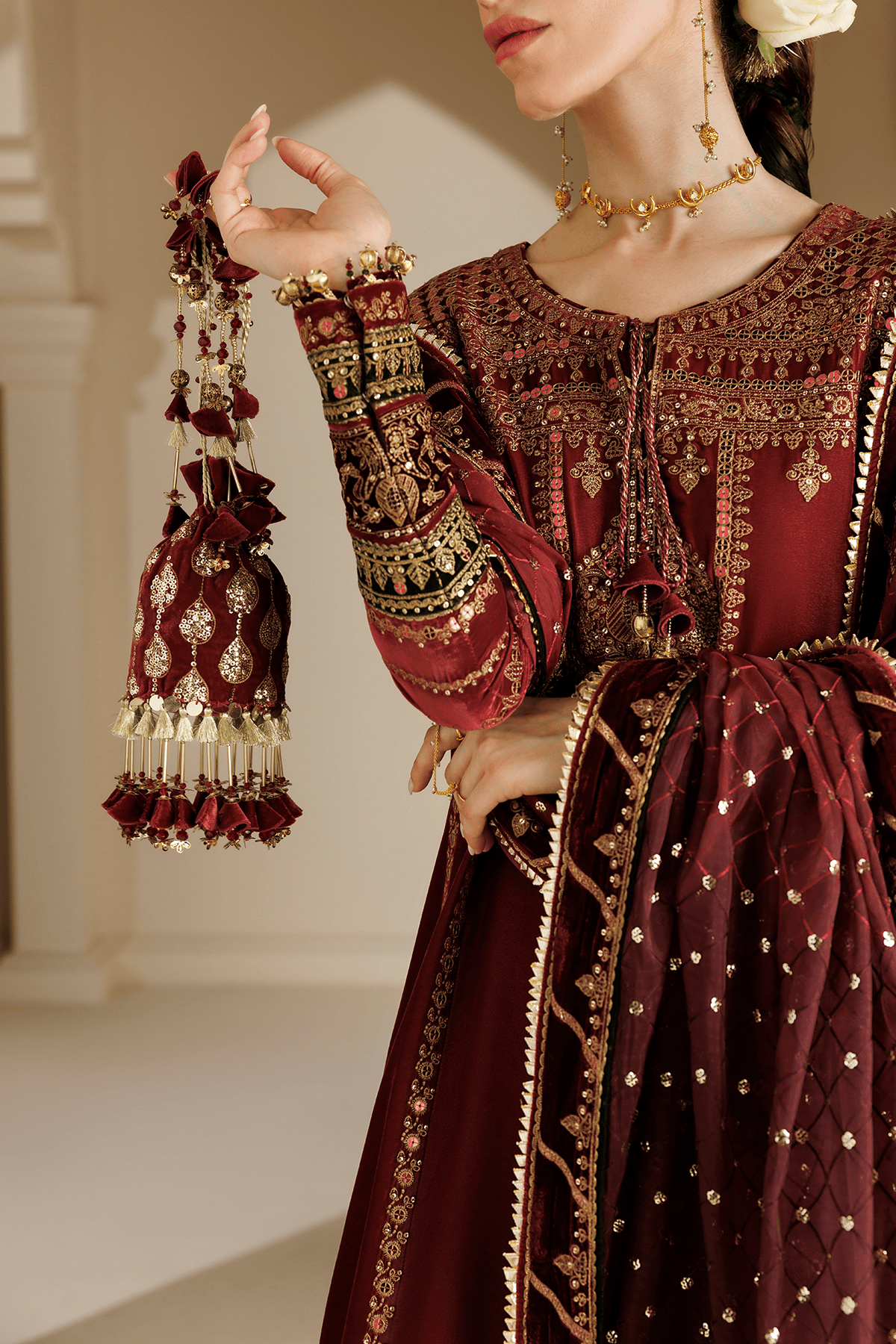 Jazmin Chandni /Royal Pure Velvet Wedding/CVF26-D10