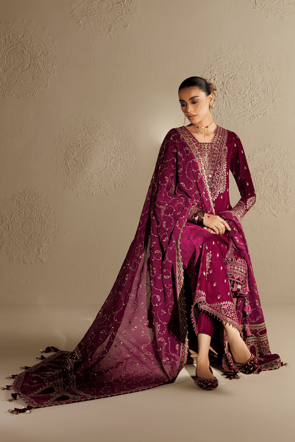 Jazmin Chandni/Royal Pure Velvet Wedding/CVF26-D12