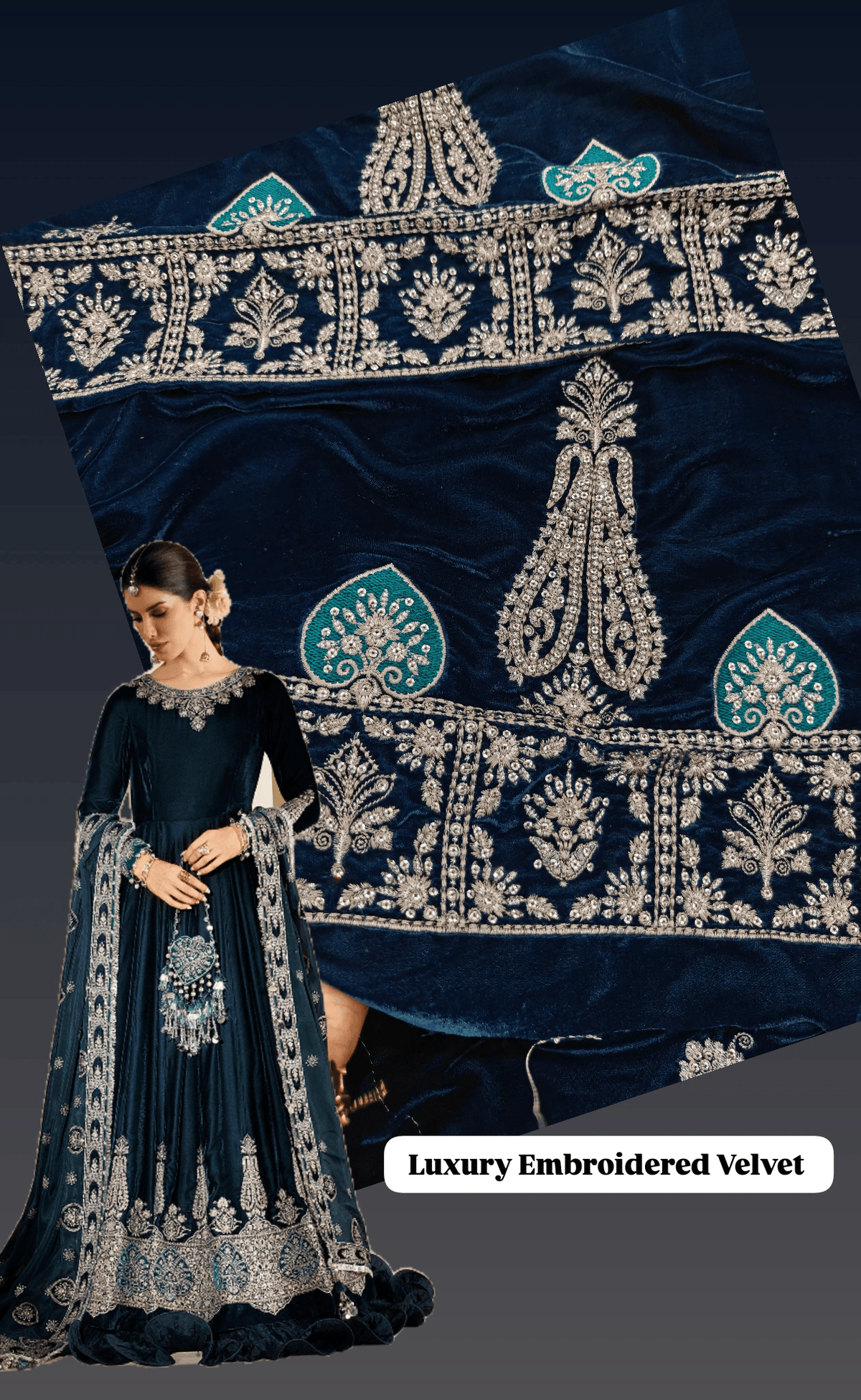 Open Pic/Jazmin Chandni/Royal Pure Velvet Wedding/CVF26-D09
